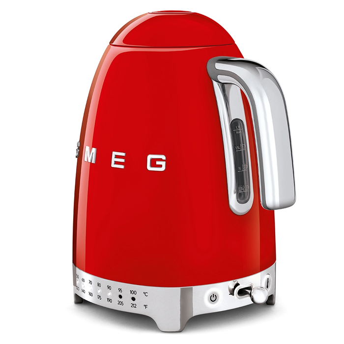 Smeg 50's Retro Style Variable Temperature KLF04 Red Kettle