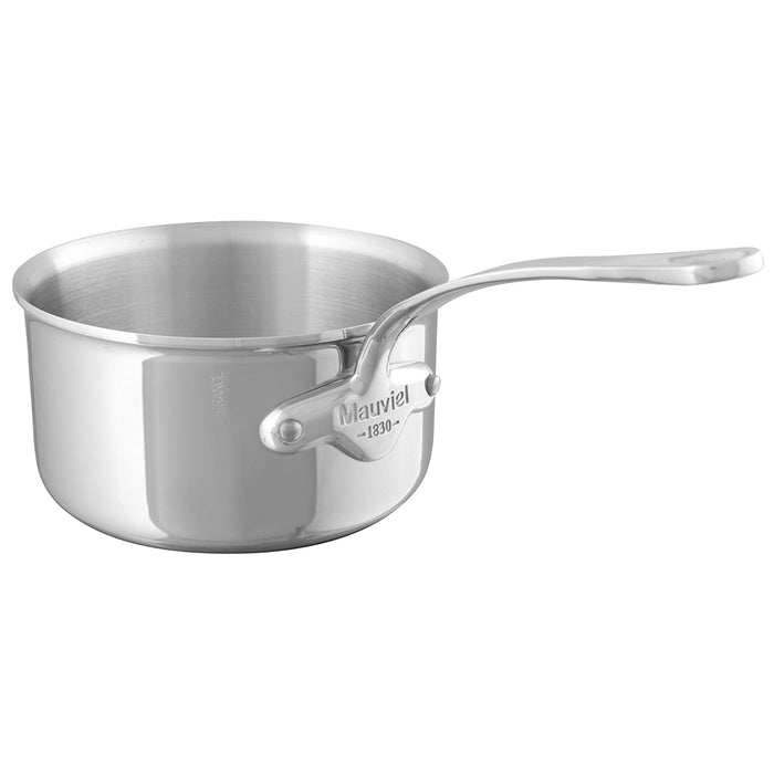 Mauviel M'Cook Stainless Steel Saucepan, 6.9-Quart