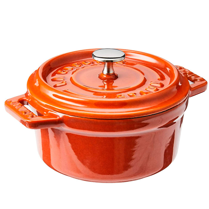 Staub Cast Iron Mini Round Cocotte, 0.25-Quart - LaCuisineStore