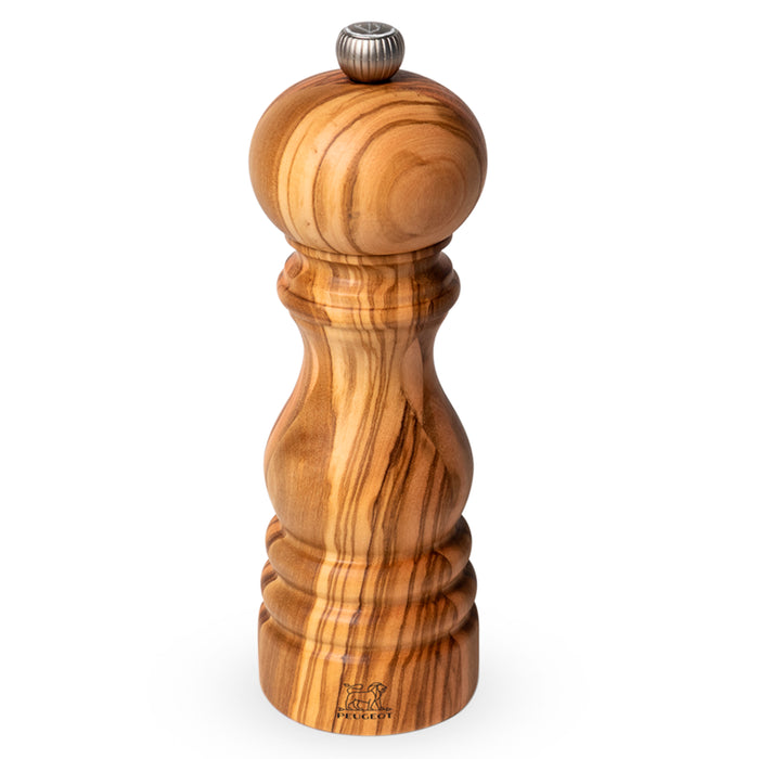 Peugeot Paris Olive Wood Salt Mill, 7-Inches - LaCuisineStore