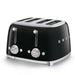 Smeg 50's Retro Style Aesthetic 4x4 Slice Toaster - LaCuisineStore