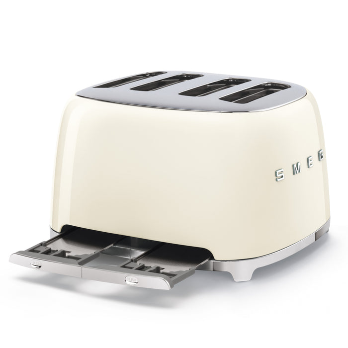 Smeg 50's Retro Style Aesthetic 4x4 Slice Cream Toaster