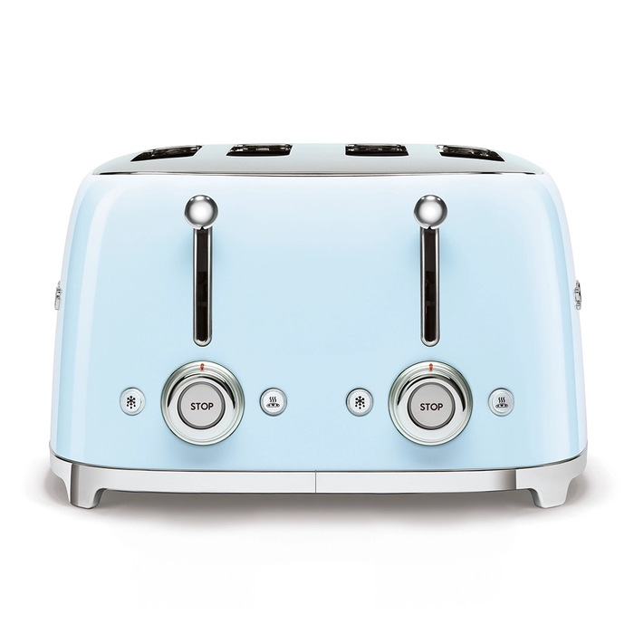 Smeg 50's Retro Style Aesthetic 4x4 Slice Pastel Blue Toaster