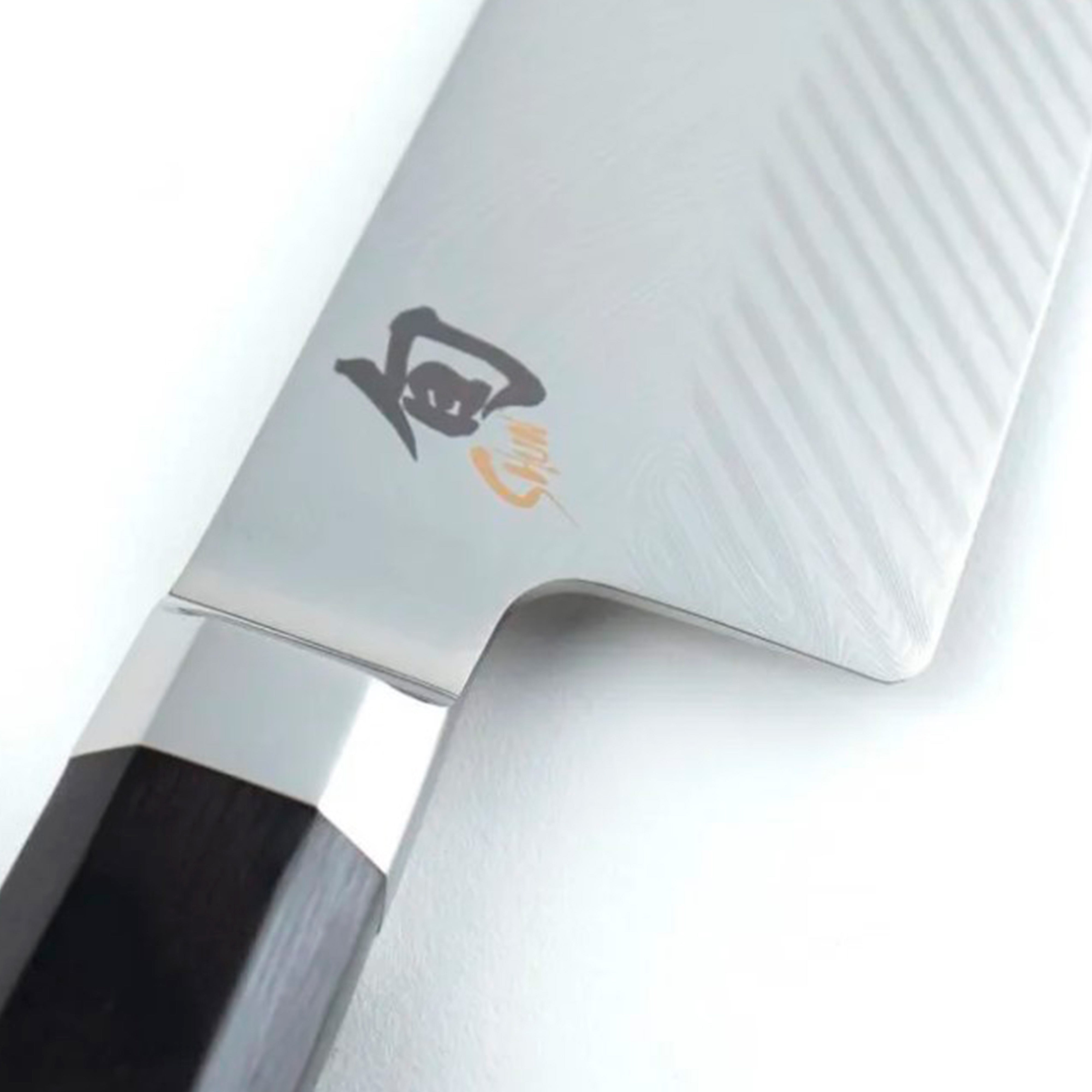 Shun Dual Core High Carbon Stainless Steel Santoku Knife, 7-Inches