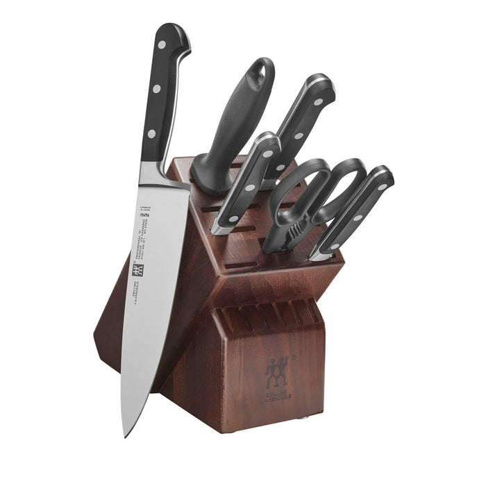 Zwilling Professional S Walnut 7-Piece Knife Block Set